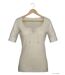 Tee-shirt MAYFLOWER DAMOCLES2 beige à lacets : l'élégance des manches 3/4-2