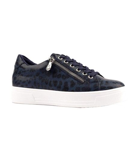 Baskets Motif/style Imprimé Animal Charm Ll Femme Bleu Marine Lunar