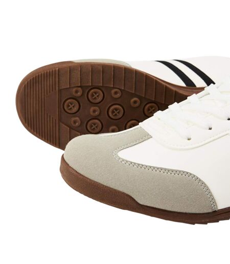 Baskets Tackle Homme Blanc Noir Lambretta