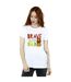 Disney Womens/Ladies The Lion King Brave Like Dad Cotton Boyfriend T-Shirt (Blanc) - UTBI29570-2