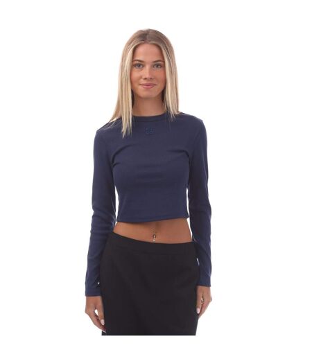 Haut Style Logo Empilé Dafilomena_3 Femme Bleu Foncé Hugo