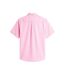 Mens Regular Short-sleeved Button-down Shirt Classic Pink Tommy Hilfiger-2