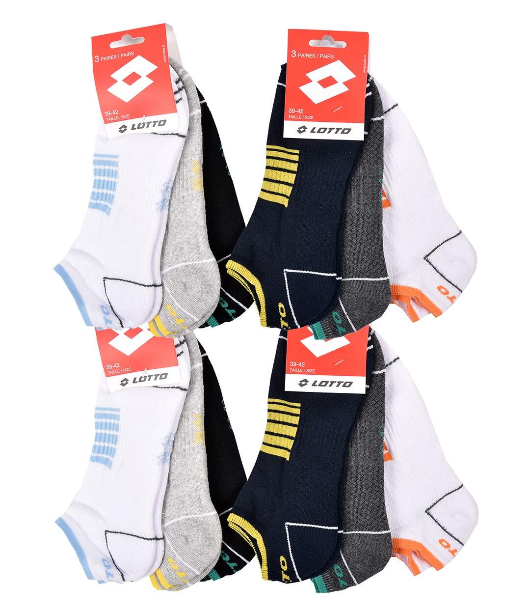 Chaussettes Homme LOTTO Pack de 12 paires SNEAKER 2114