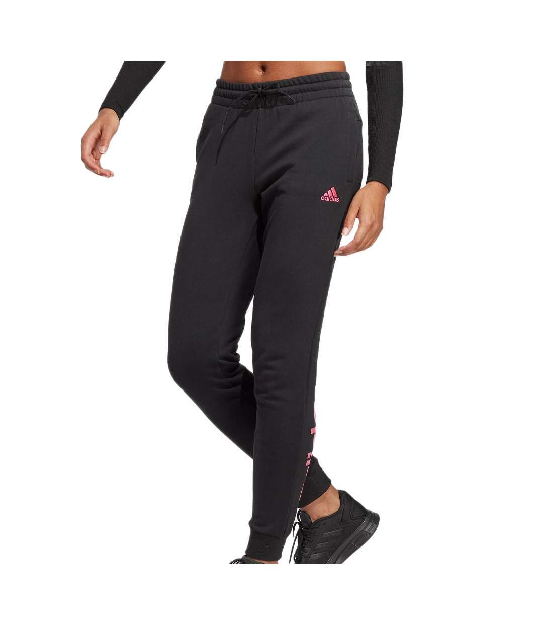 Jogging Noir Femme Adidas Lin Ft Cf - S-1