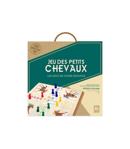 Paris Prix - Jeu Des Petits Chevaux vintage 29cm Multicolore