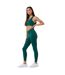 Legging Femme Vert Sombre USA Pro-1