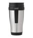 Bullet Sanibel Insulated Mug (Silver/Solid Black) (12 x 18 x 8 cm) - UTPF142