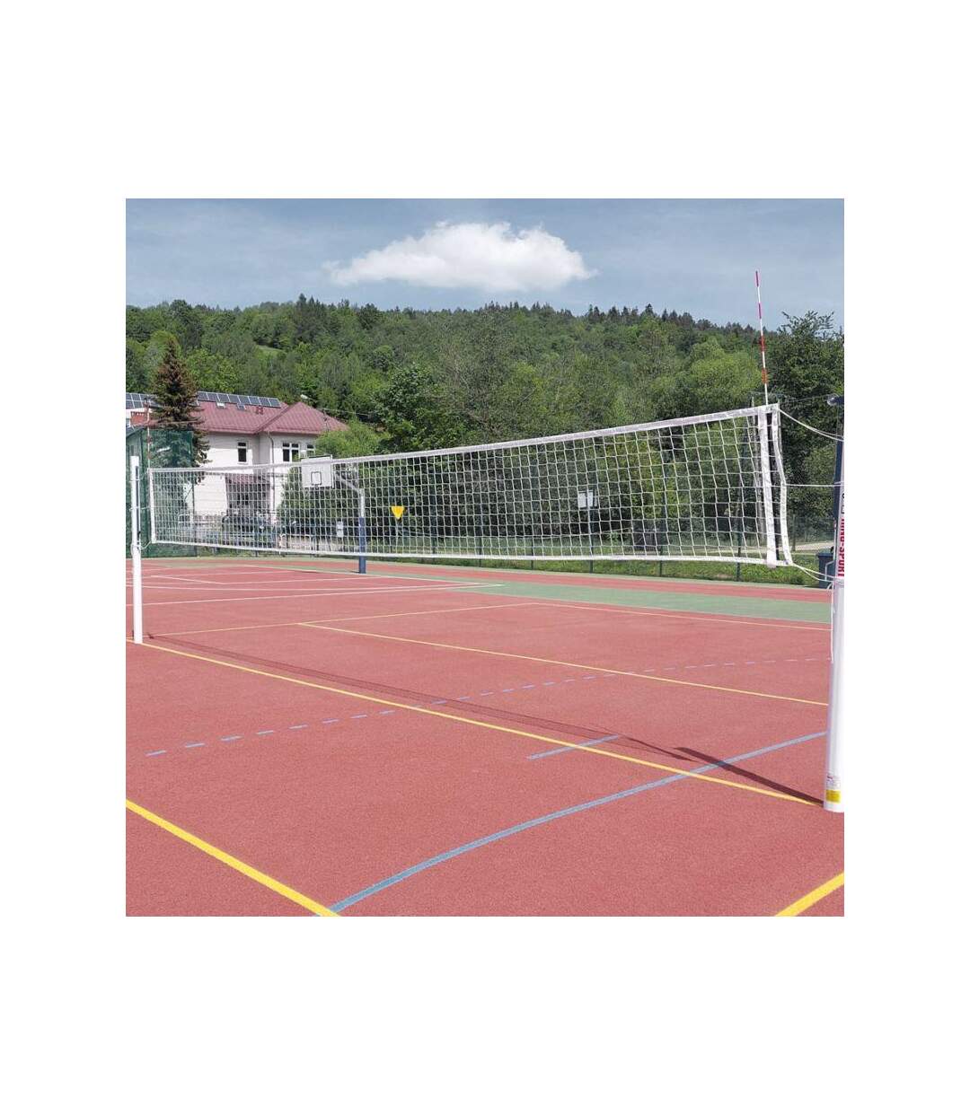 Filet De Volley-ball Taille Unique Blanc Netex-1