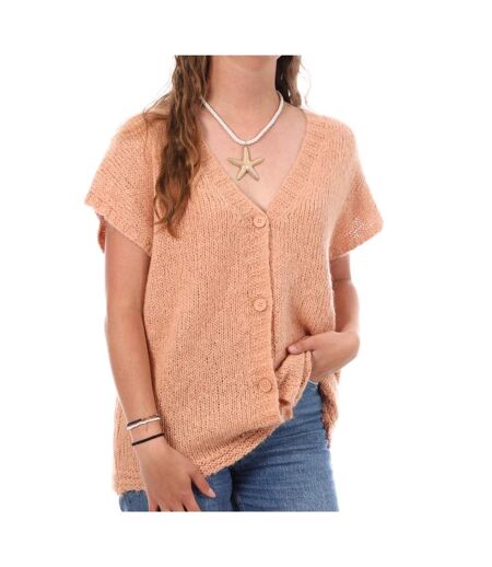 Gilet rose femme teddy smith laurie - l