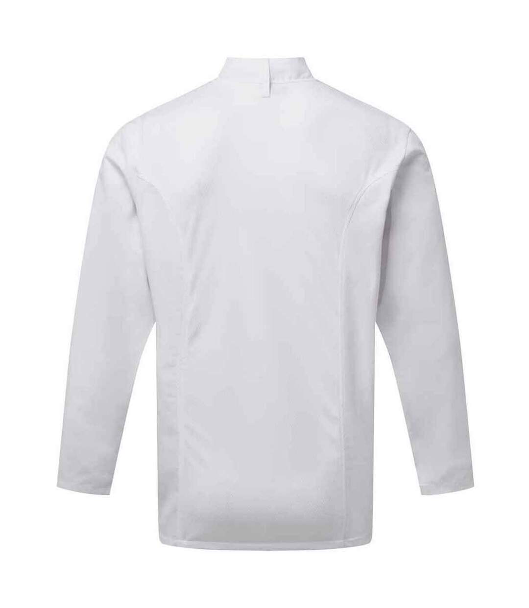 Unisex Adult Coolchecker Long-sleeved Chef Jacket White Premier-2