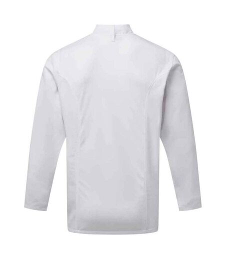 Unisex Adult Coolchecker Long-sleeved Chef Jacket White Premier