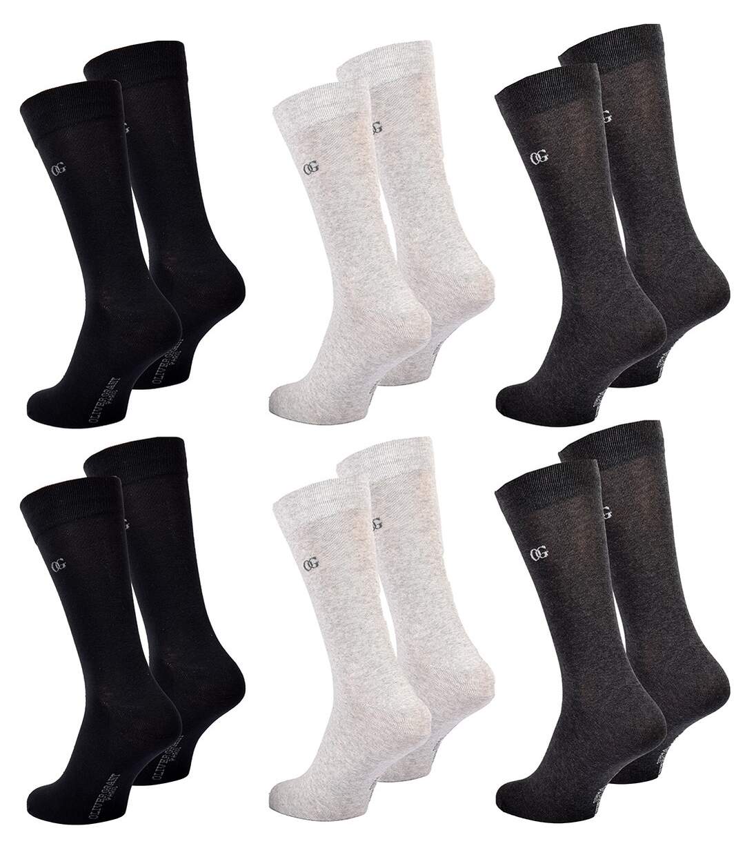 Chaussettes Homme OLIVER GRANT 6 PCS 0709-3