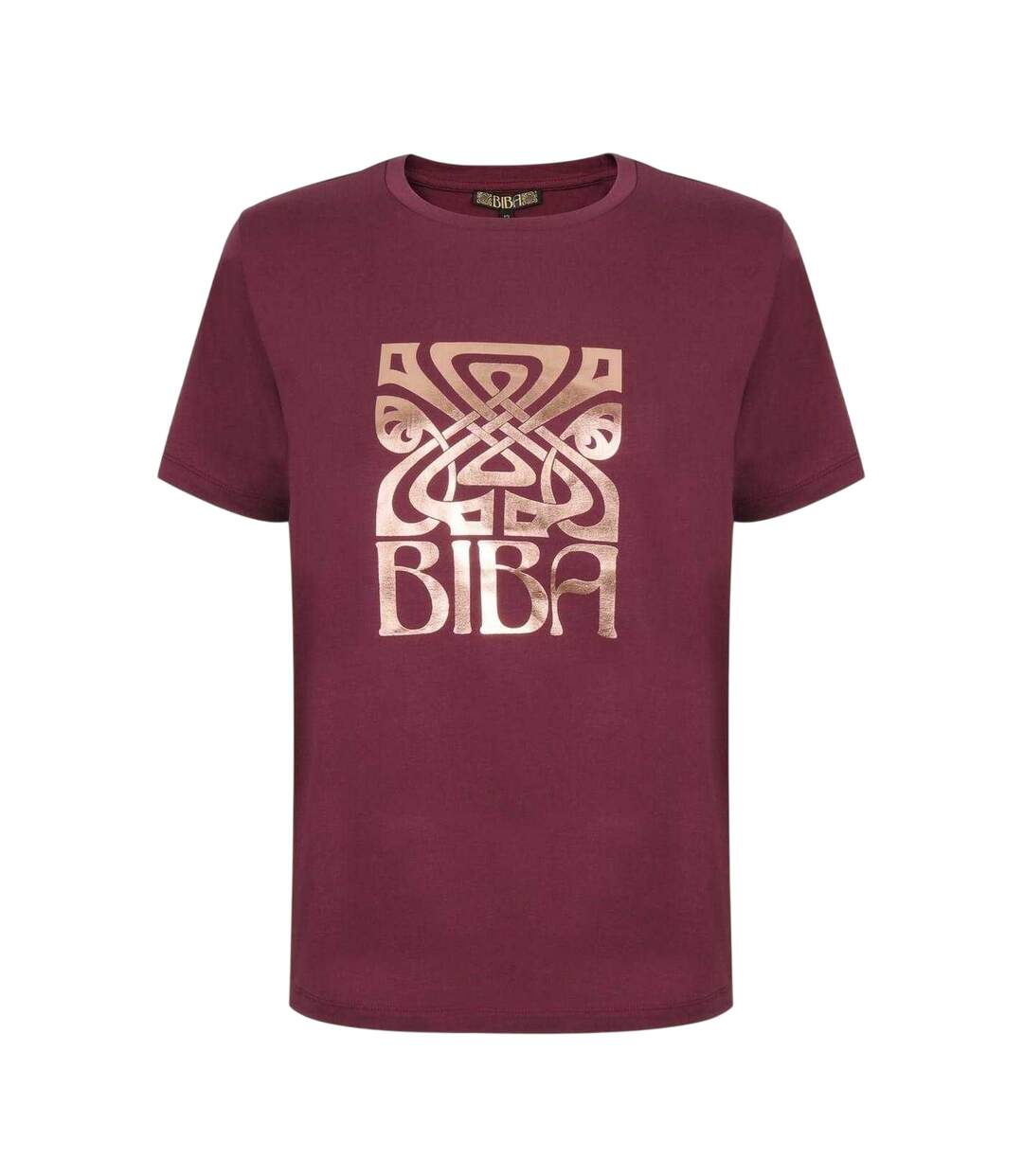 T-shirt Motif/style Logo Femme Pourpre Biba-1