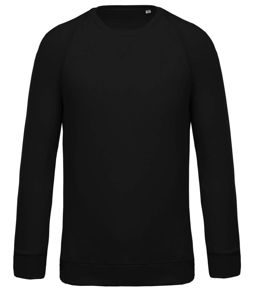 Sweat shirt coton bio - Homme - K480 - noir-1