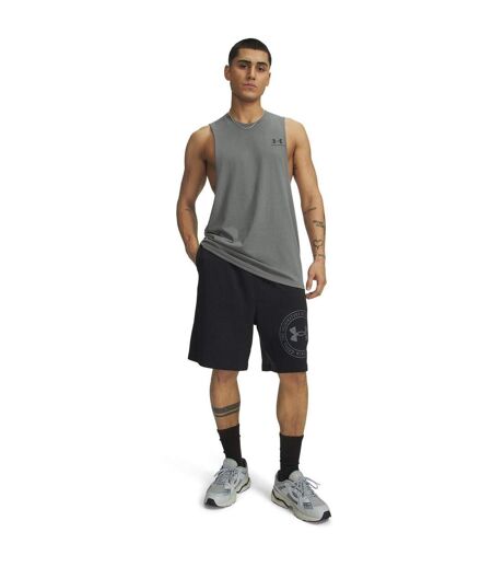 Mens Rival Graphic Shorts Black Under Armour