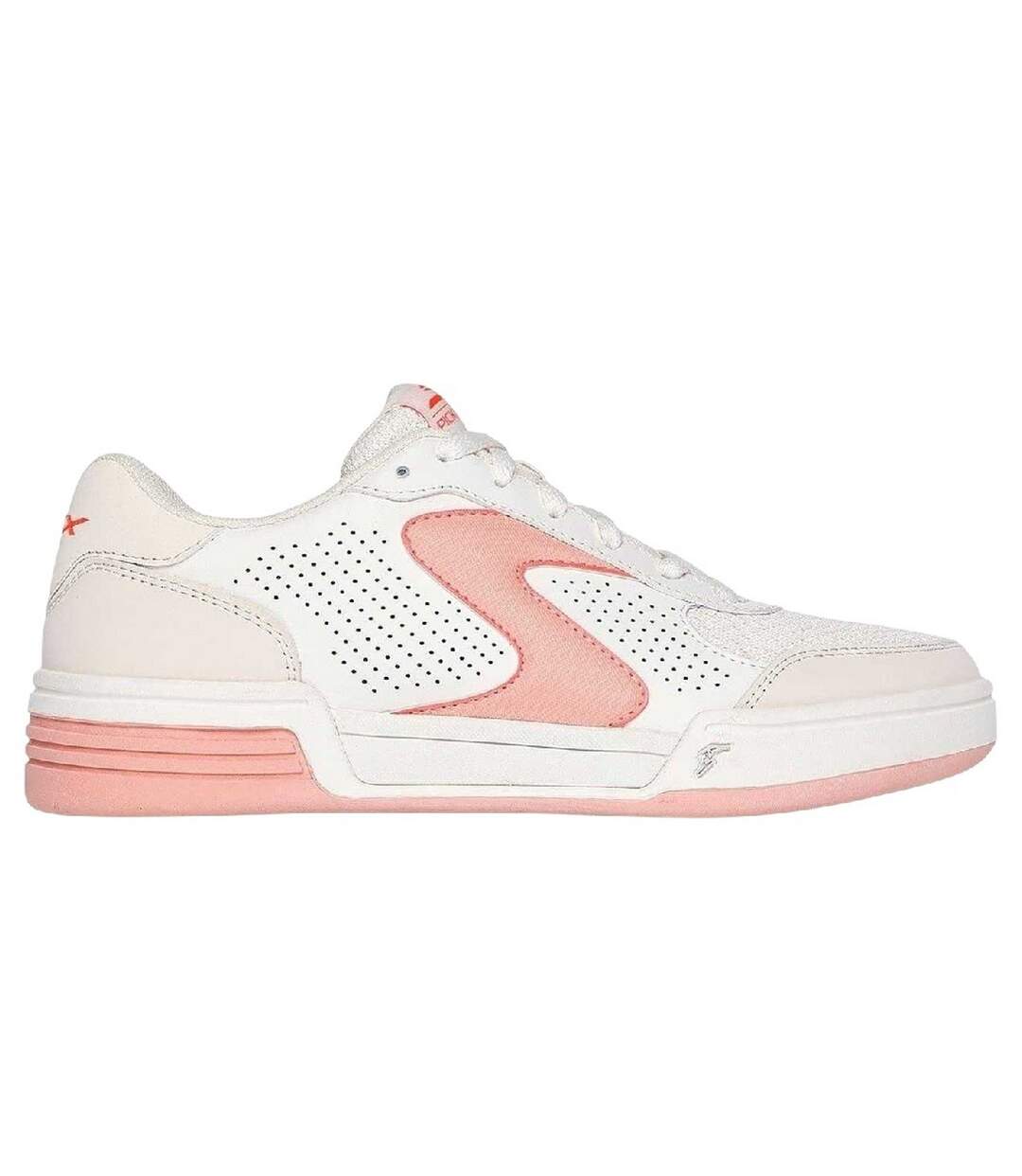 Womens/ladies Viper Classic Flat Court Trainers Off White Skechers-2