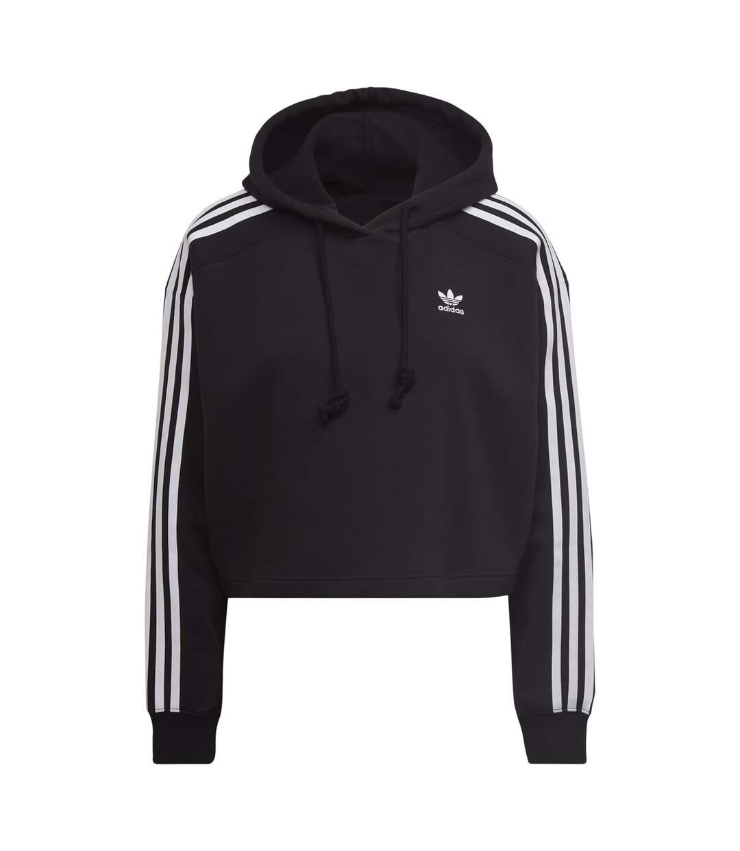 Sweat Court À Capuche Classics Femme Noir Adidas-1