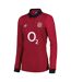 Womens/ladies 24/25 classic england rugby alternative jersey red/black Umbro-1
