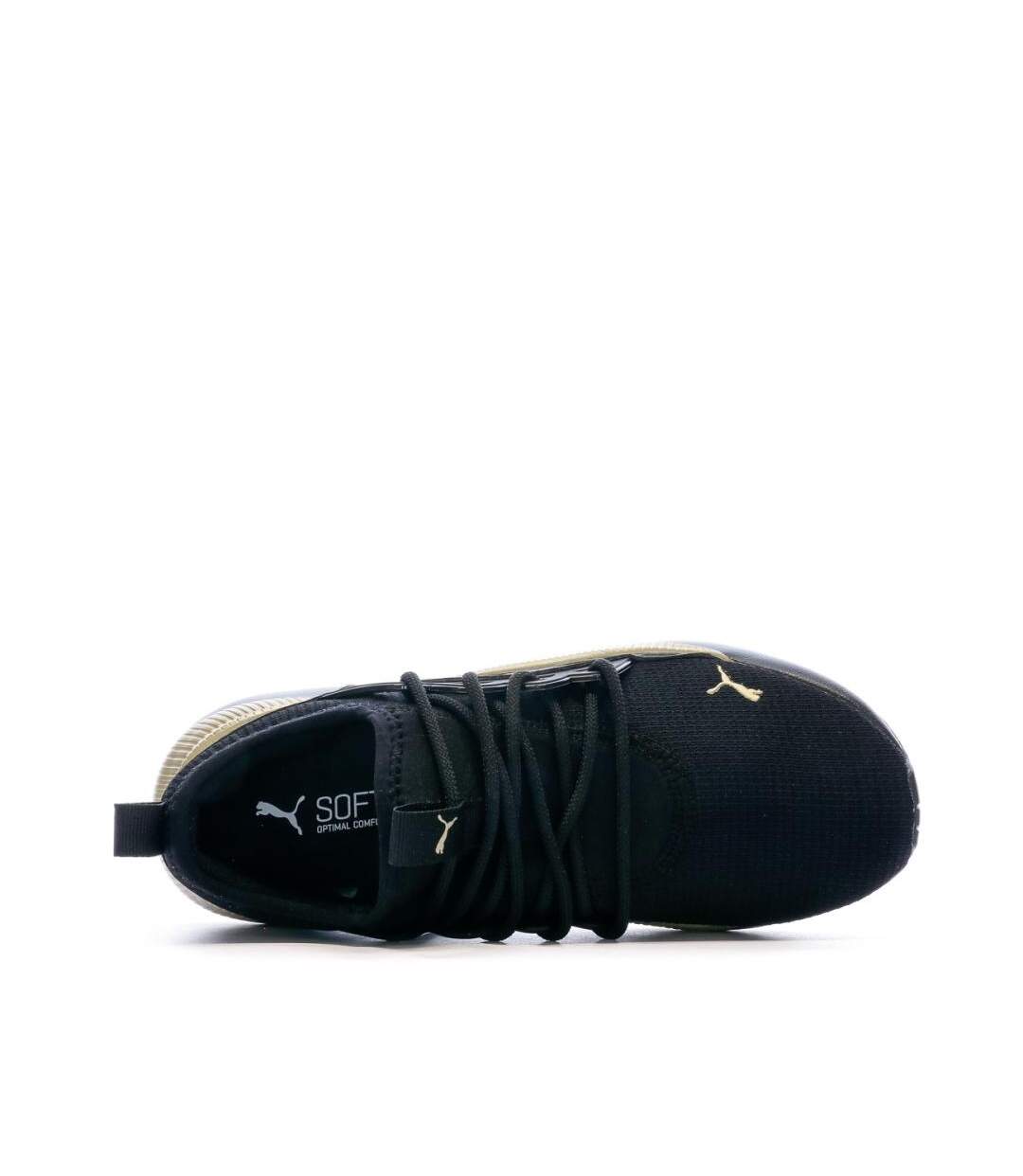 Basket noire/doré femme puma pacer future-4