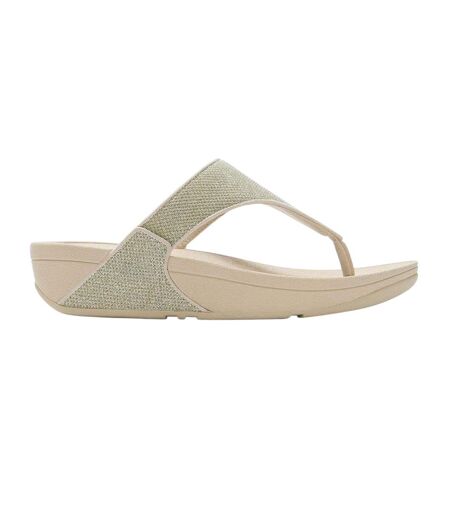 Sandales Décontracté Lulu Shimmerlux Femme Blanc Cassé FitFlop