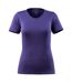 Womens/ladies Crossover Nice T-shirt Violet Mascot-1