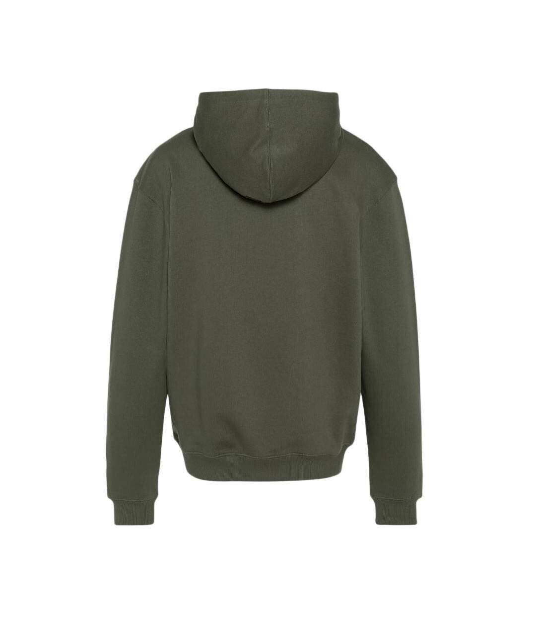 Sweat à capuche kaki homme schott sidney-2