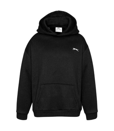 Sweat À Capuche Motif/style Logo Femme Noir Slazenger