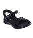 Sandales Motif/style Chiné Go Walk Femme Noir Chiné Skechers-1