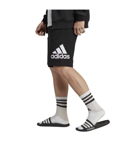 Mens Terry Oversized Logo Shorts Black Adidas