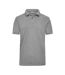 Polo Workwear Homme Gris Chiné James And Nicholson-1