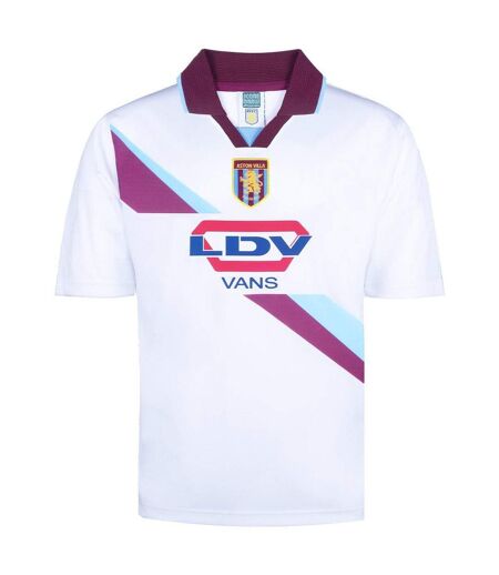 Mens Aston Villa Fc Away Shirt White Blue Score Draw