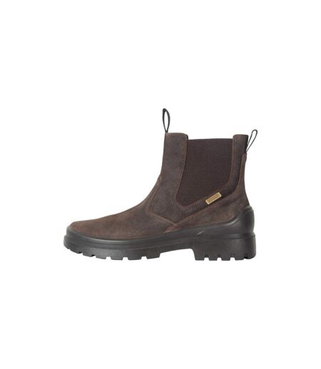 Bottines chelsea salcombe homme marron foncé Hinter + Hobart