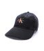 Casquette noire/rose homme calvin klein essential-1
