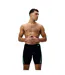 Mens Hyperboom Splice Stripe Logo Jammer Shorts Black Green Speedo-4