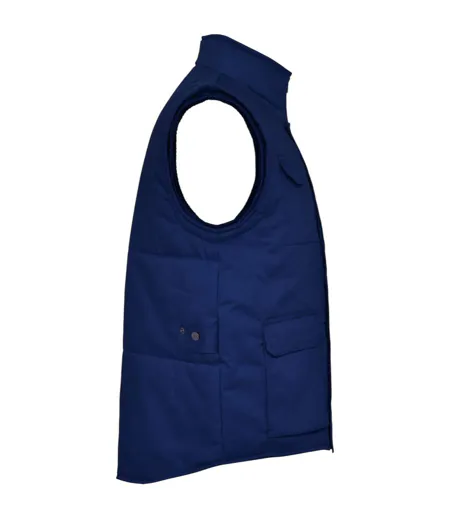 Mens Almanzor High-neck Multi-purpose Gilet Navy Blue Roly Workwear