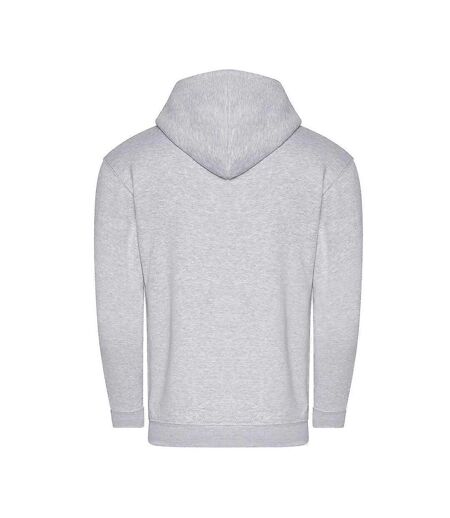 Sweat À Capuche Adulte Gris Chiné Awdis