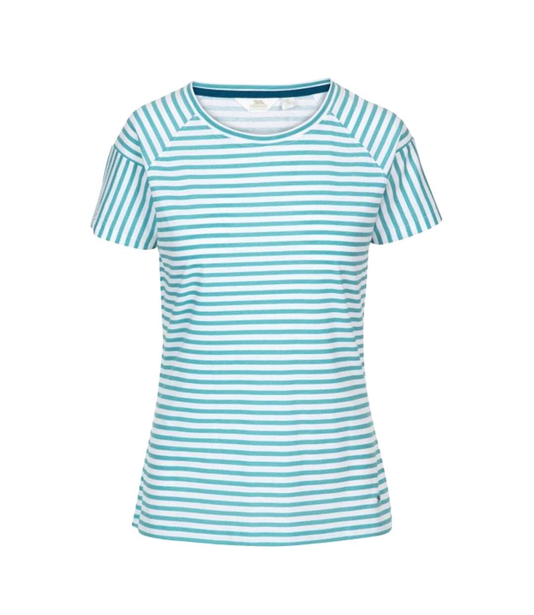 T-shirt manches courtes ani femme bleu clair/blanc Trespass-1