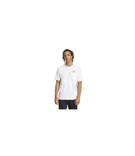 T-shirt Motif/style À Enfiler Homme Blanc Adidas