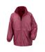 Mens microfleece lined jacket burgundy Result Core