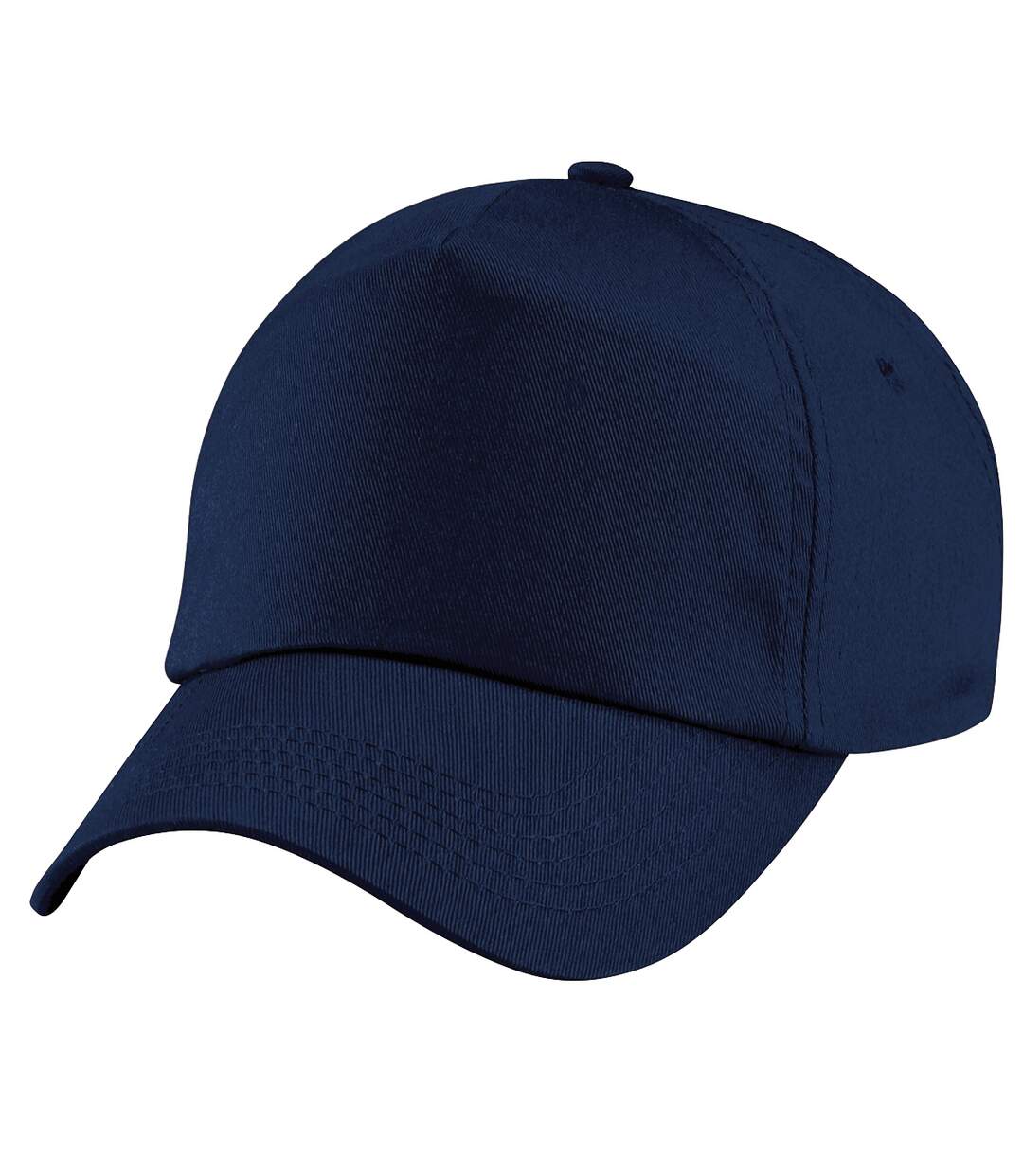 Lot de 2  casquettes de baseball adulte bleu marine Beechfield-3