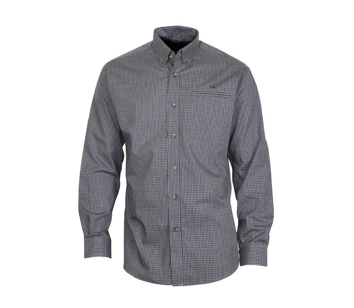 Chemise à carreaux manches longues TAPAGE2-1