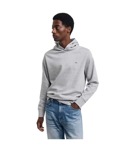 Sweat À Capuche Archive Shield Homme Gris Gant
