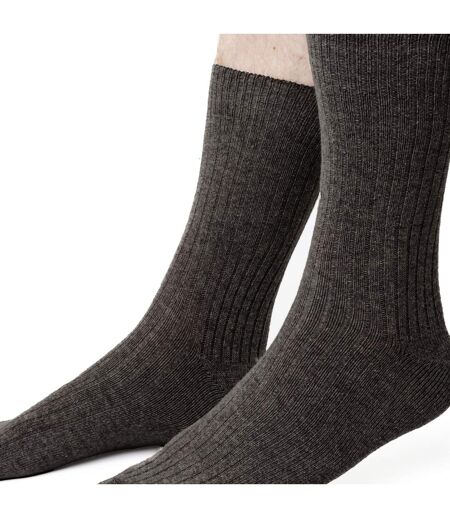 Steven - 1 Paire Homme Chaussettes Laine Mi-mollet Hiver Chaudes