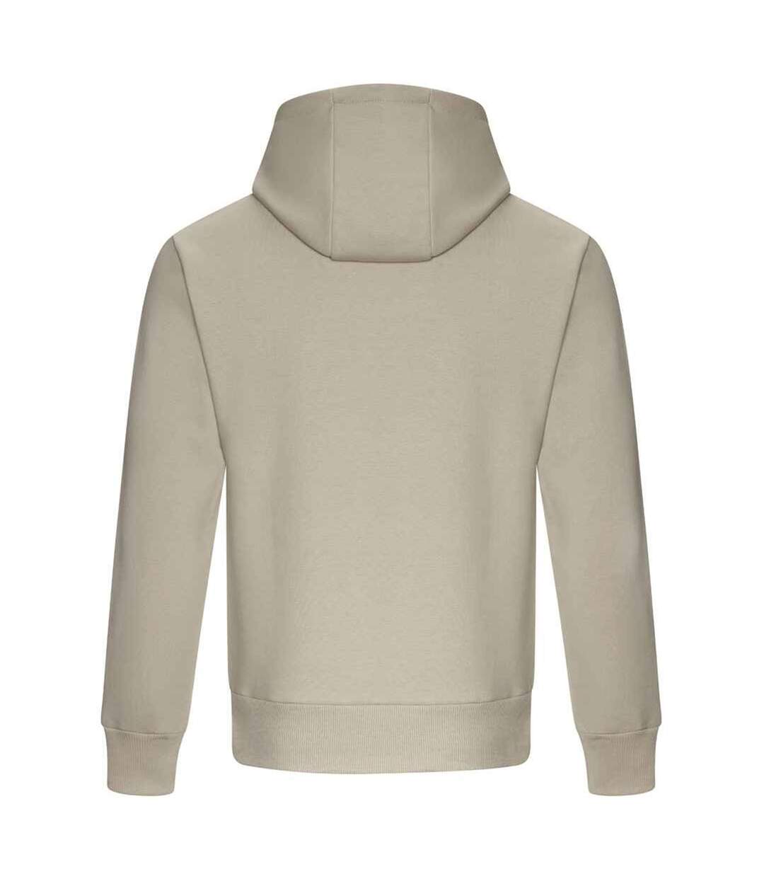 Sweat À Capuche Signature Adulte Blanc Cassé Awdis-2