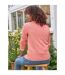Cardigan Motif/style Fil Femme Rose Chiné WoolOvers-2