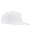 Unisex Adult Drift 6 Panel Snapback Cap White Elevate-3