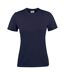 Womens/ladies Heavier Pro T-shirt Dark Navy Printer-1