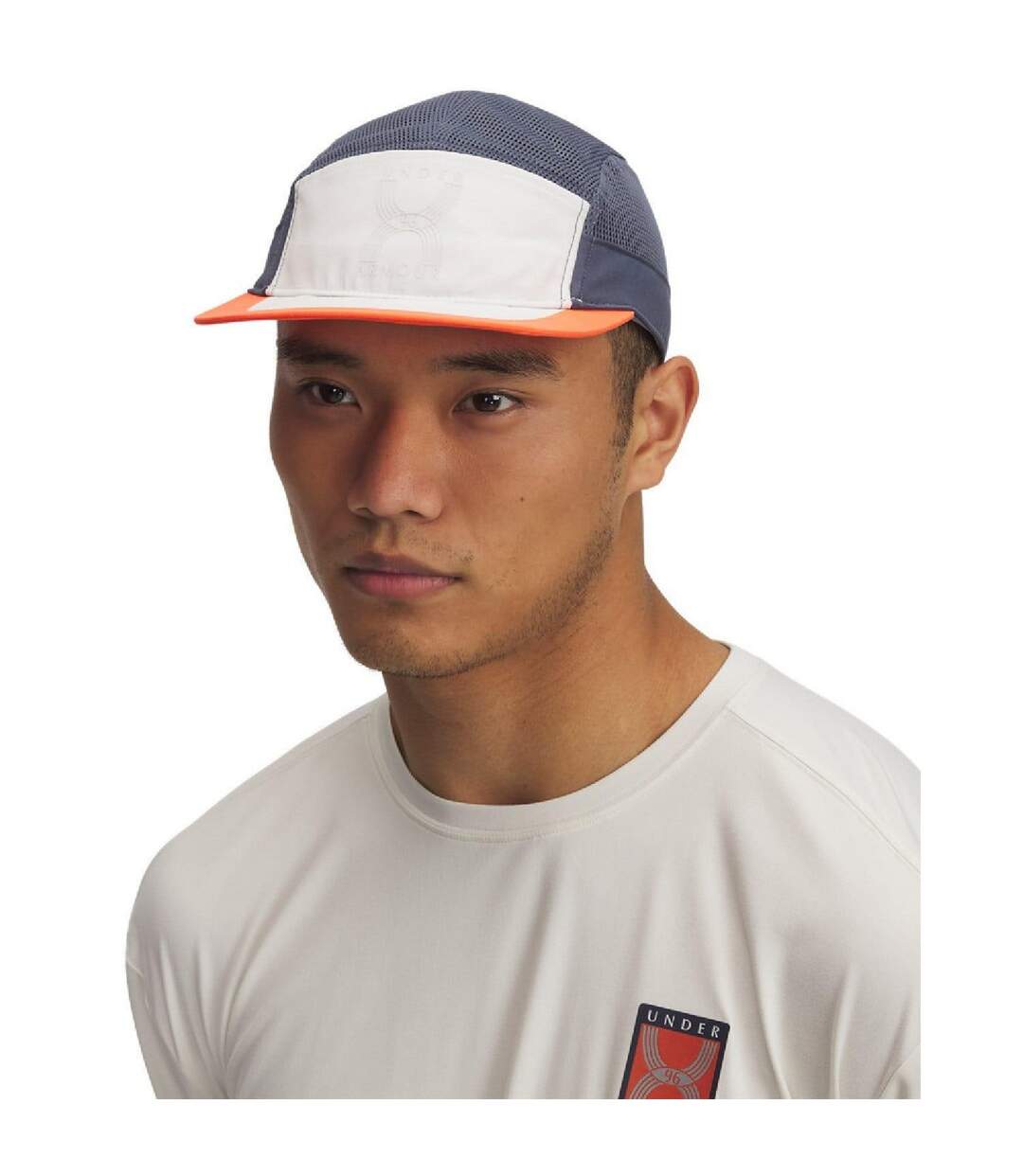 Casquette Launch Adulte Blanc Gris Under Armour-1