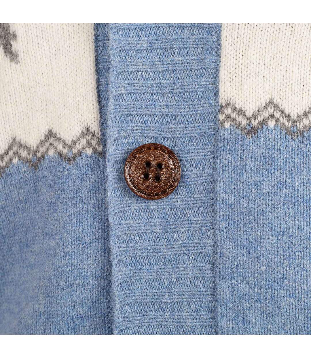 Cardigan montagne 100% laine-4