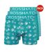 Boxers Hovland Homme Vert Tropical Crosshatch-1